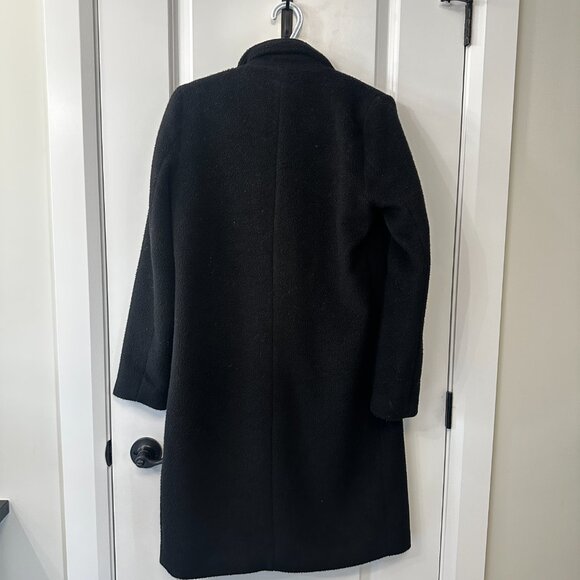 Fashion Nova Black Longline Coat โ Size XS โ Lightly Worn - Picture 5 of 5